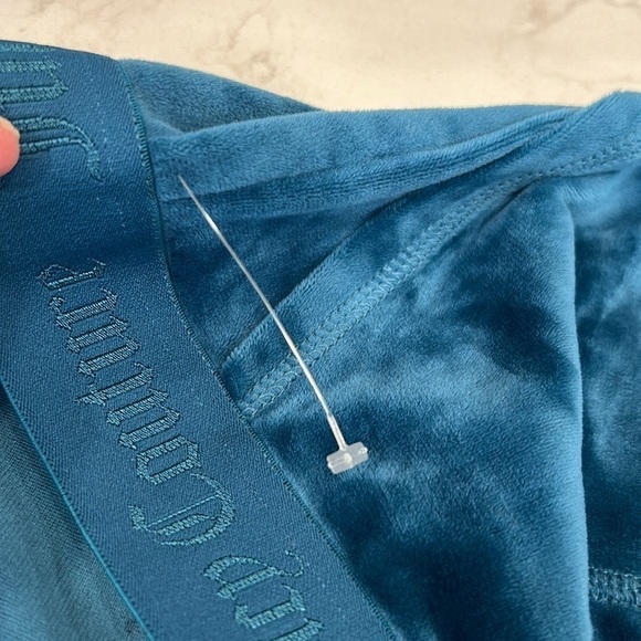 Juicy Couture X Urban Outfitters OG Bling Velour Pants Y2K Large - Picture 13 of 17